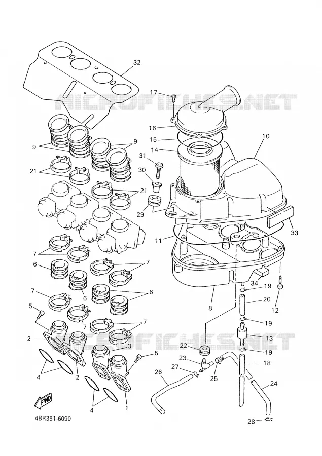 ADMISSION Yamaha MOTO 600 2001 XJS DIVERSION  XJ600S