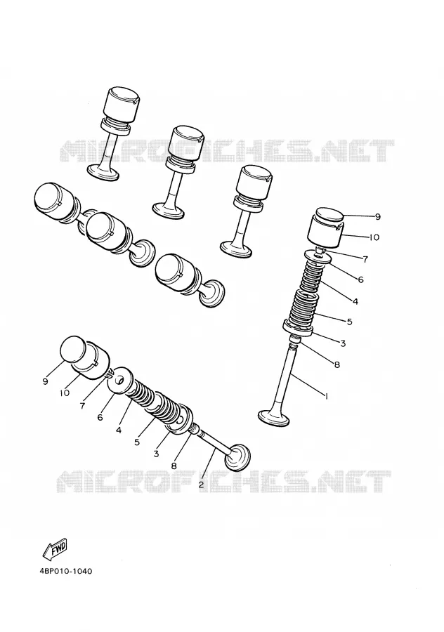 SOUPAPE Yamaha MOTO 600 2002 XJS DIVERSION  XJ600S