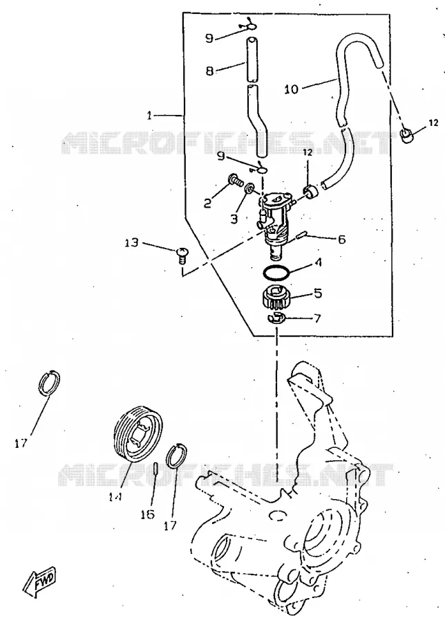 POMPE A HUILE Yamaha SCOOTER 50 1998 BOOSTER  CW50RS