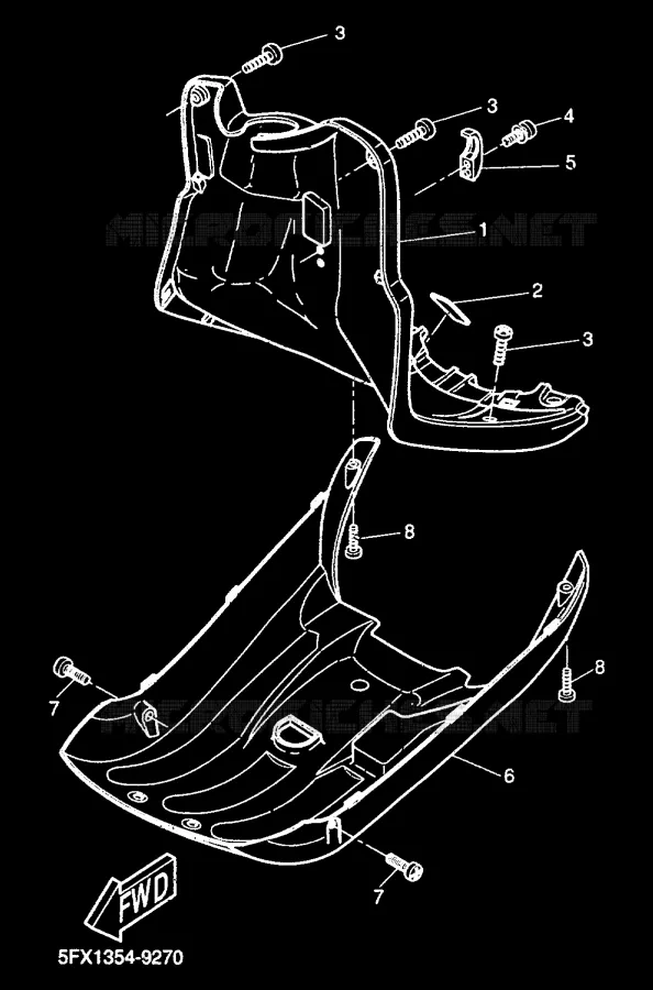 PROTEGE JAMBES Yamaha SCOOTER 50 2000 NEXT GENERATION  CW50RS