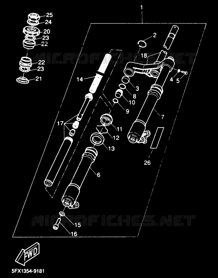 FOURCHE Yamaha SCOOTER 50 2000 NEXT GENERATION  CW50RS