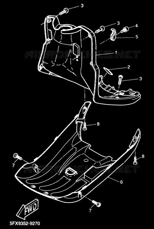 PROTEGE JAMBES Yamaha SCOOTER 50 2000 NEXT GENERATION  CW50RS