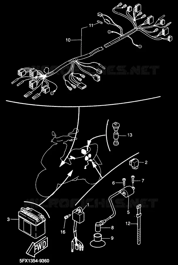 ELECTRIQUE 2 Yamaha SCOOTER 50 2000 NEXT GENERATION  CW50RS