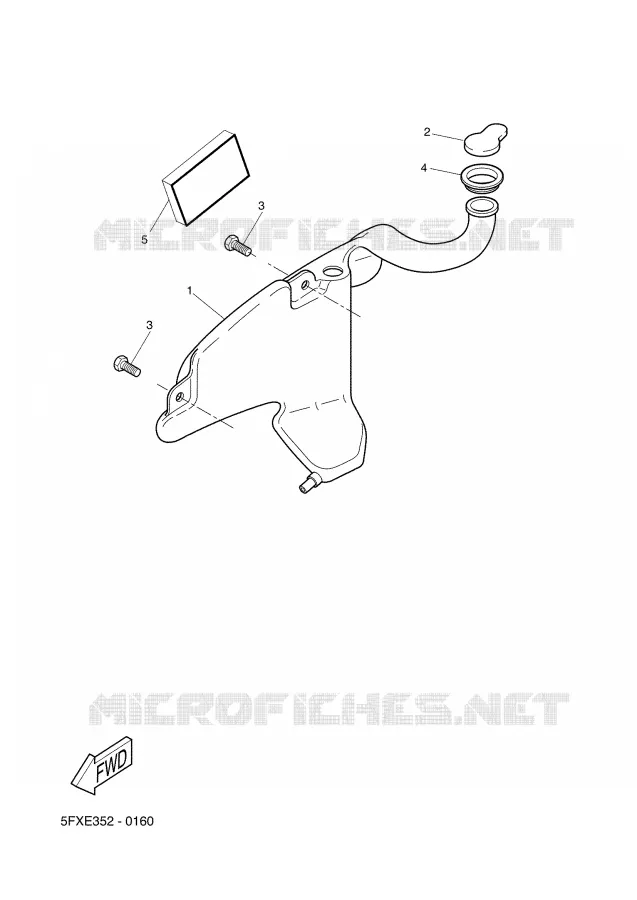 RESERVOIR D'HUILE Yamaha SCOOTER 50 2004 NEXT GENERATION  CW50RS