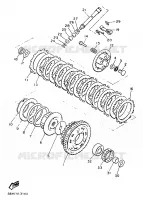 EMBRAYAGE DE DEMARREUR pour Yamaha XJ 1986