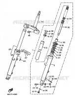 FOURCHE pour Yamaha XJ 1986