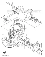 ROUE ARRIERE pour Yamaha XJ 1986