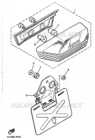FEU ARRIERE pour Yamaha XJ 1986