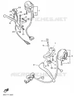 COMMODO / LEVIER pour Yamaha XJ 1986
