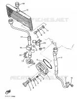 RADIATEUR D'HUILE / ECHANGEUR pour Yamaha XJ 1986