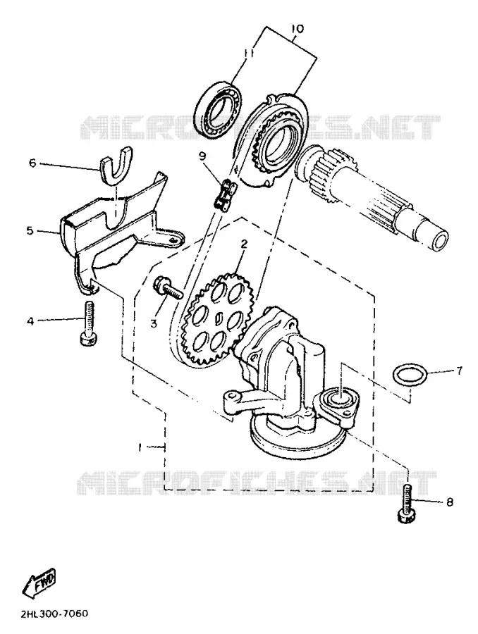 POMPE A HUILE Yamaha MOTO 900 1991 XJ  XJ900F
