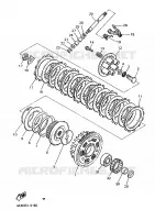 EMBRAYAGE DE DEMARREUR pour Yamaha DIVERSION 1997