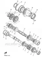 TRANSMISSION pour Yamaha DIVERSION 1997