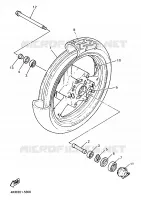 ROUE AVANT pour Yamaha DIVERSION 1997