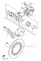 ETRIER DE FREIN ARRIERE pour Yamaha DIVERSION 1997