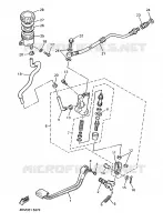 MAITRE CYLINDRE DE FREIN ARRIERE pour Yamaha DIVERSION 1997