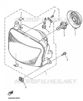 PHARE   OCEANIE pour Yamaha DIVERSION 1997