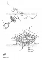 FILTRE A HUILE pour Yamaha DIVERSION 1997