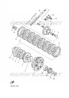 EMBRAYAGE DE DEMARREUR pour Yamaha DIVERSION 2000