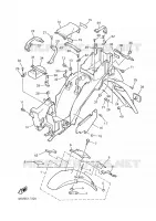 GARDE BOUE pour Yamaha DIVERSION 2000