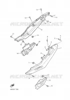 COUVERCLE LATERAL pour Yamaha DIVERSION 2000