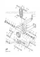BRAS OSCILLANT / AMORTISSEUR pour Yamaha DIVERSION 2000