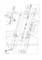 FOURCHE pour Yamaha DIVERSION 2000