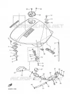 RESERVOIR A ESSENCE pour Yamaha DIVERSION 2000