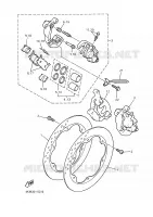 ETRIER DE FREIN AVANT pour Yamaha DIVERSION 2000