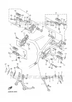 SUPPORT / REPOSE PIEDS pour Yamaha DIVERSION 2000