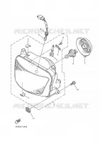 PHARE  pour Yamaha DIVERSION 2000