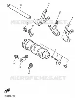 BARILLET DE SELECTION / FOURCHETTES pour Yamaha XJR 1996