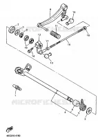 AXE DE SELECTEUR / PEDALE pour Yamaha XJR 1996