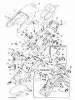 GARDE BOUE pour Yamaha XJR 1996