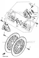 ETRIER DE FREIN AVANT pour Yamaha XJR 1996