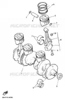 VILEBREQUIN / PISTON pour Yamaha XJR 1996