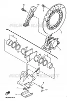 ETRIER DE FREIN ARRIERE pour Yamaha XJR 1996