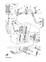MAITRE CYLINDRE DE FREIN ARRIERE pour Yamaha XJR 1996