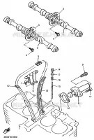ARBRE A CAMES / CHAINE DE DISTRIBUTION pour Yamaha XJR 1996