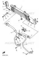 RADIATEUR D'HUILE / ECHANGEUR pour Yamaha XJR 1996