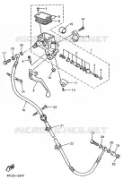 MAITRE CYLINDRE AVANT 2 pour Yamaha XJR 1996