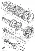 EMBRAYAGE DE DEMARREUR pour Yamaha XJR 1997