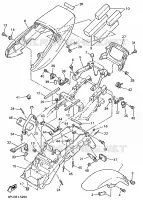 GARDE BOUE pour Yamaha XJR 1997