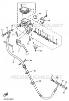 MAITRE CYLINDRE D'EMBRAYAGE pour Yamaha XJR 1997