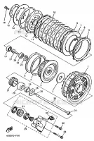 EMBRAYAGE DE DEMARREUR pour Yamaha XJR 1997