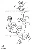 VILEBREQUIN / PISTON pour Yamaha XJR 1997