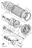 EMBRAYAGE DE DEMARREUR pour Yamaha XJR 1997