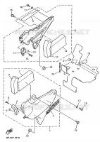 COUVERCLE LATERAL pour Yamaha XJR 1997