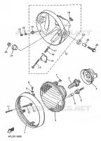 PHARE  pour Yamaha XJR 1997