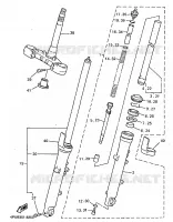 FOURCHE pour Yamaha XJR 1998